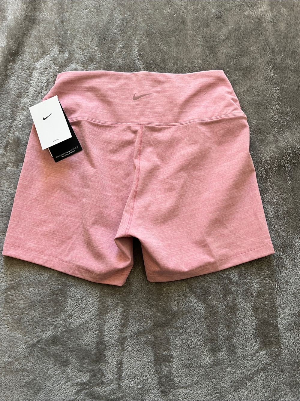 🆕Nike Pink High-Rise Athletic Bike Shorts 5” gentle support, size L